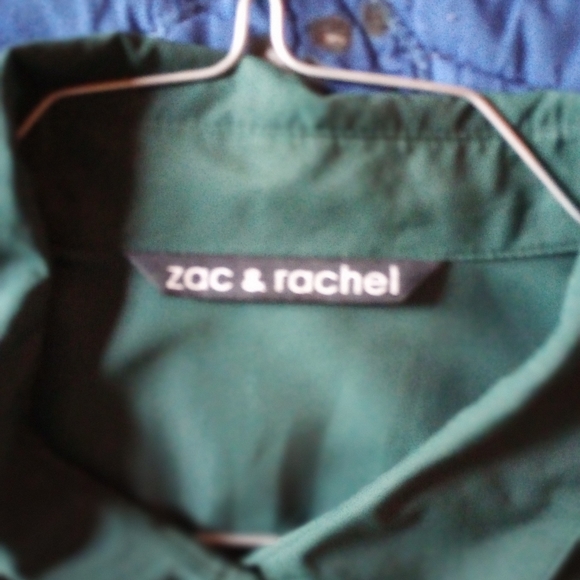 Zac And Rachel pleated Silky Rayon blouse,Dressy!Only worn once,Large - Picture 2 of 4